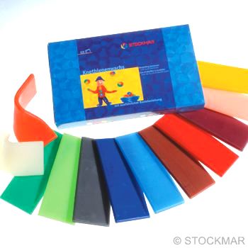 Modelovací včelí vosk STOCKMAR - 12 ks - VÝHODNÉ BALENÍ