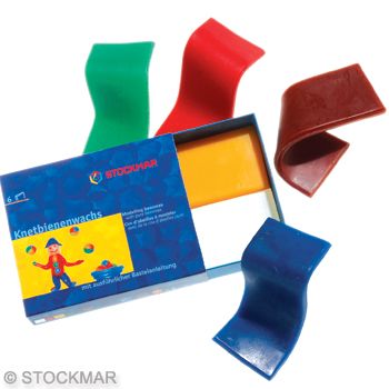 Modelovací včelí vosk STOCKMAR - 6 ks - Základní sada