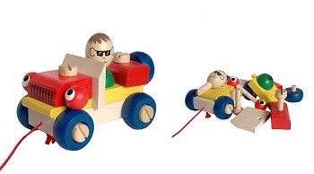 Auto montážní - mrkací kabriolet