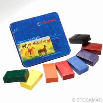 STOCKMAR Voskové bločky - 8 barev - standard mix