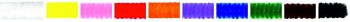 MEYCO Chlupaté drátky - dlouhé - sada základních barev