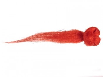 Ovčí vlna merino barvená česaná 10 g - EXTRA jemná - 230 červená