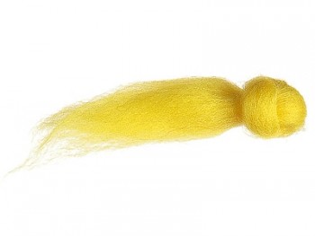 Ovčí vlna merino barvená česaná 10 g - EXTRA jemná - 224 žlutá