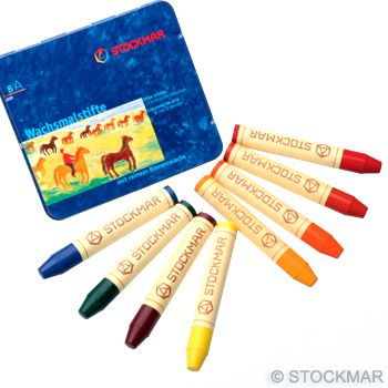 STOCKMAR Voskové pastelky - 8 barev - waldorf mix