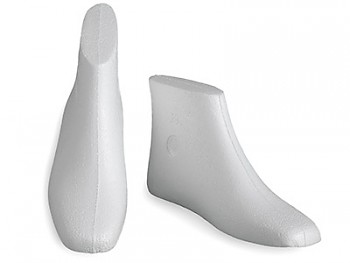 Polystyrenové formy na výrobu obuvi - různé velikosti 