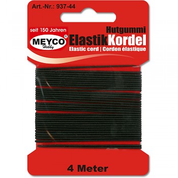 MEYCO Černá elastická šňůra (gumička)