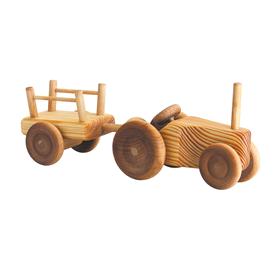DEBRESK Auto dřevěné malé - traktor s valníkem