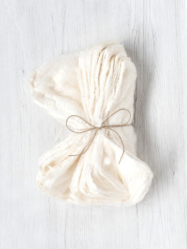 Hedvábné kapesníčky - silk hankies 10 g - přírodní bílá