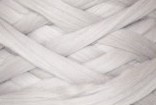 Ovčí vlna barvená česaná 10g - jemná - 114 stříbřitě šedá