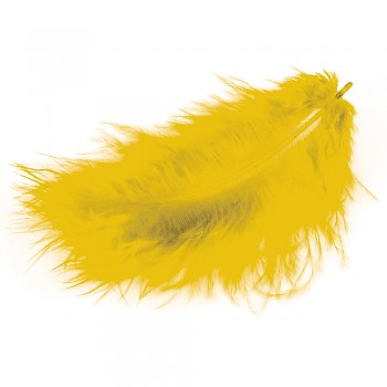 MEYCO Peříčka marabu - zlatě žlutá