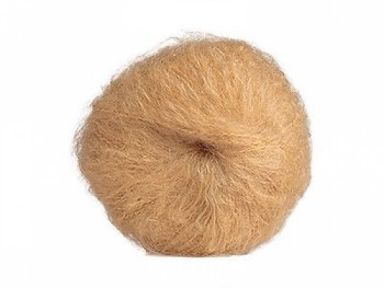 Hladká mohérová příze na vlasy panenek - 38 slámová blond