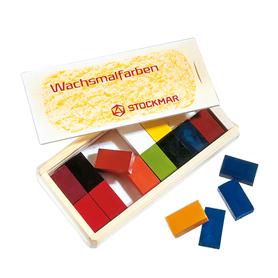 STOCKMAR Voskové bločky - 16 barev ve dřevěné krabičce 