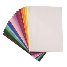 Japonský hedvábný papír - arch 50 x 70 cm - oranžová
