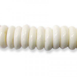 BC Kostěná rondelka cca 10 x 4 mm