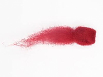 Ovčí vlna barvená mykaná extra jemná 10 g - 03 červená