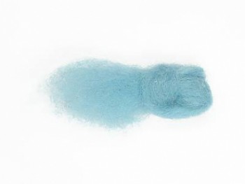 Ovčí vlna barvená mykaná extra jemná 10 g - 17 modrá světlá