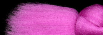 Ovčí vlna merino 21 mic barvená česaná 10 g - 2152 hyacintová pastelová