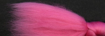 Ovčí vlna merino 21 mic barvená česaná 10 g - 2146 rosé