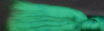 Ovčí vlna merino 21 mic barvená česaná 10 g - 2113 zelená sytá