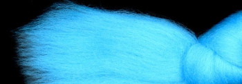 Ovčí vlna merino 21 mic barvená česaná 10 g - 2150 tyrkysová