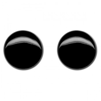 MEYCO Skleněné oko - našívací - černé - 6 mm 