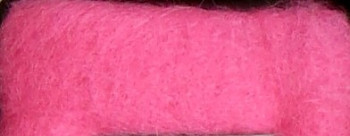 Ovčí vlna barvená mykaná 10 g - jemná - 325 růžová azalková