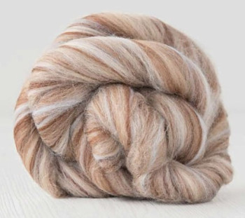 Ovčí vlna merino barvená česaná 10 g - EXTRA jemný melír - SAINT MARTIN