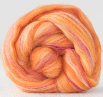 Ovčí vlna merino barvená česaná 10 g - EXTRA jemný melír - SUNSET