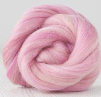 Ovčí vlna merino barvená česaná 10 g - EXTRA jemný melír - MADEMOISELLE