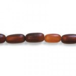 BC Korálek rohovinový - ovál - malý 6 x 12 mm